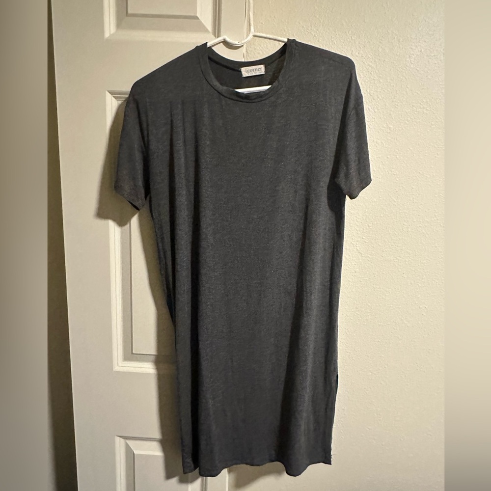Grey T-Shirt Dress
